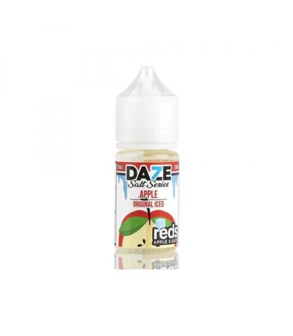 7 Daze Reds Salts Apple ICED 30ml Nic Salt Vape Juice