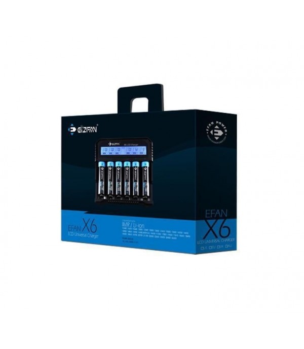 E-Fan X6 6 Bay Battery Charger