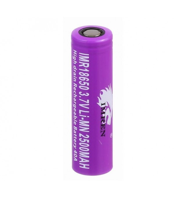 IMREN Imr 18650 2500Mah 3.7 V 40 Amp Battery