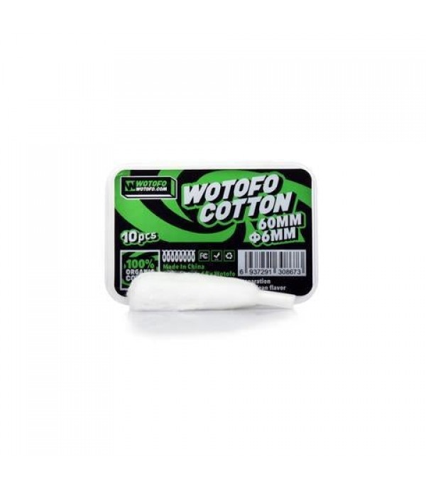 Wotofo Profile RDA 6mm Agleted Organic Cotton