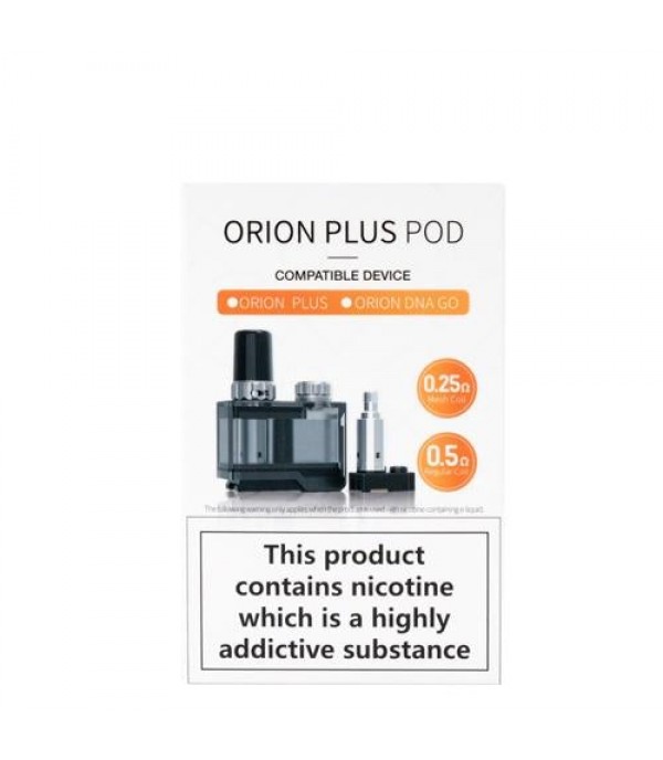 Lost Vape Orion Plus Pod Cartridge Pack (Includes 2 Coils)