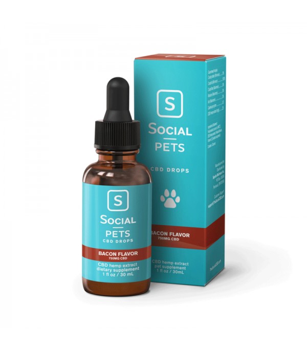 Social CBD Pet Drops 750mg