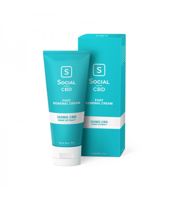 Social CBD Foot Renewal Cream