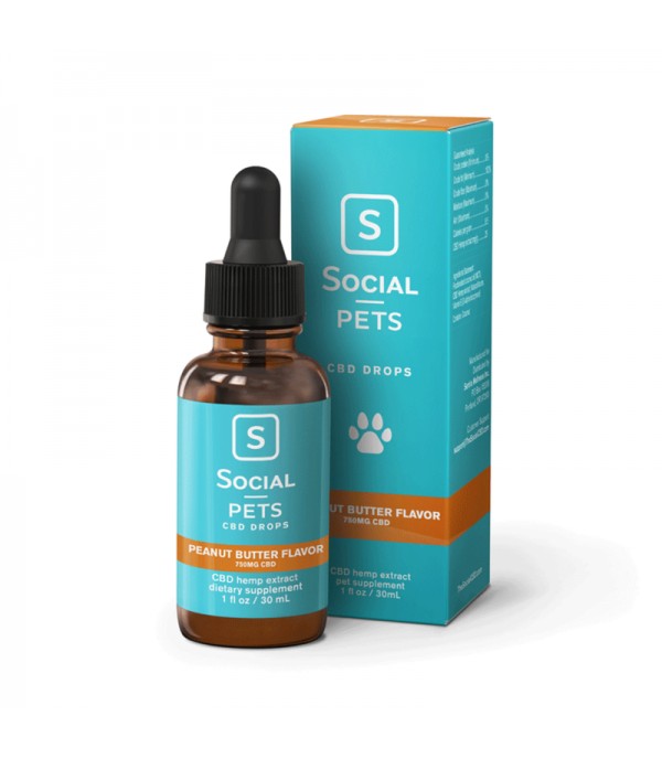 Social CBD Pet Drops 750mg