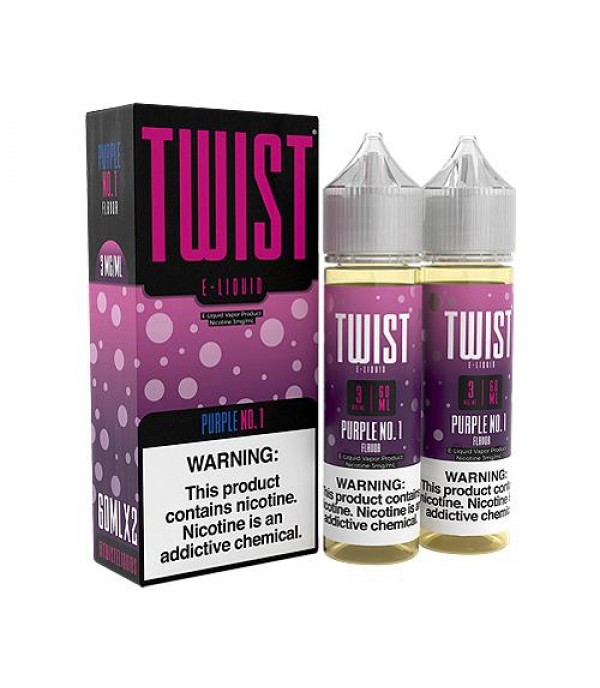 Twist E-Liquid Purple No.1 2x 60ml (120ml) Vape Juice - Twist E-Liquids