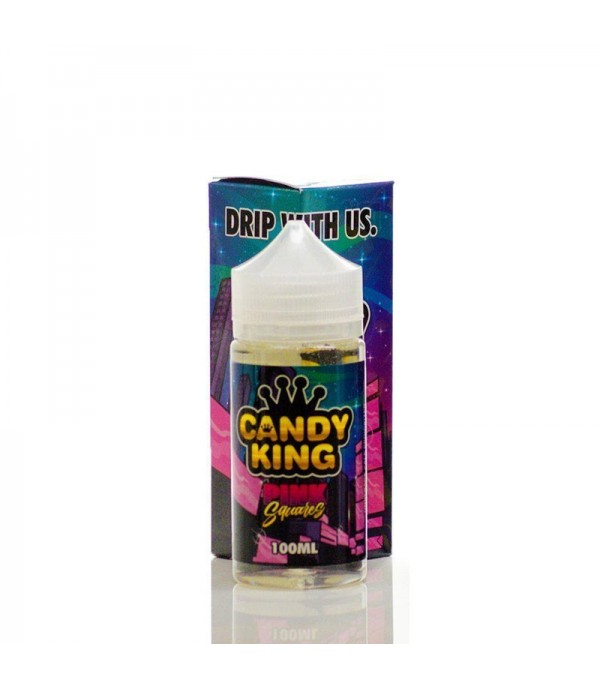 Candy King Vape Juices - Pink Squares (100mL)