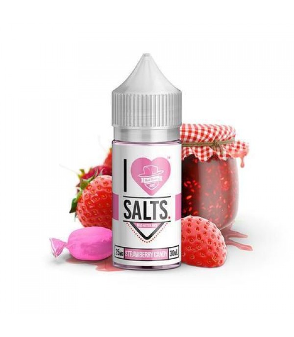 Mad Hatter Vape Juice I Love Salts Strawberry Candy 30ml