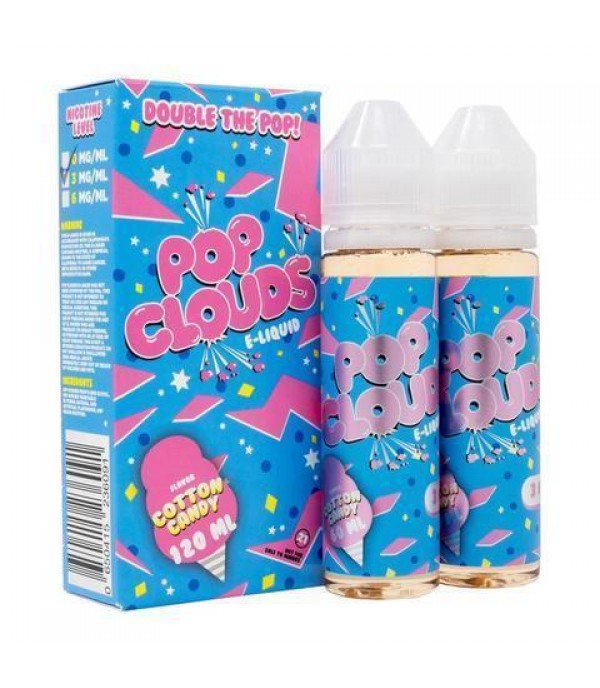 Pop Clouds Vape Juice Cotton Candy 120ml