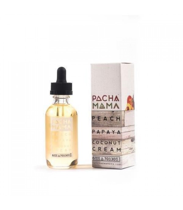 Pachamama Vape Juice Peach Papaya and Coconut Cream 60ml