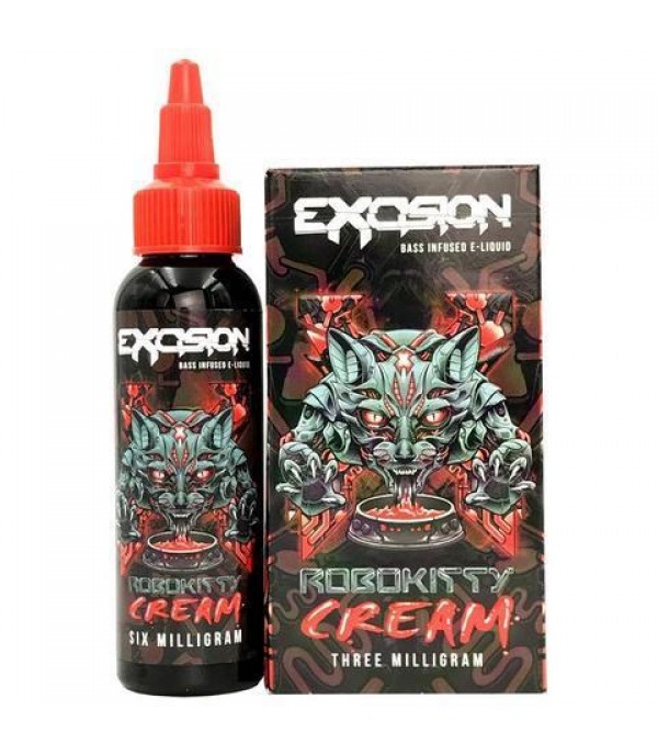 Alt Zero and Excision Vape Juice Robokitty Cream 60ml