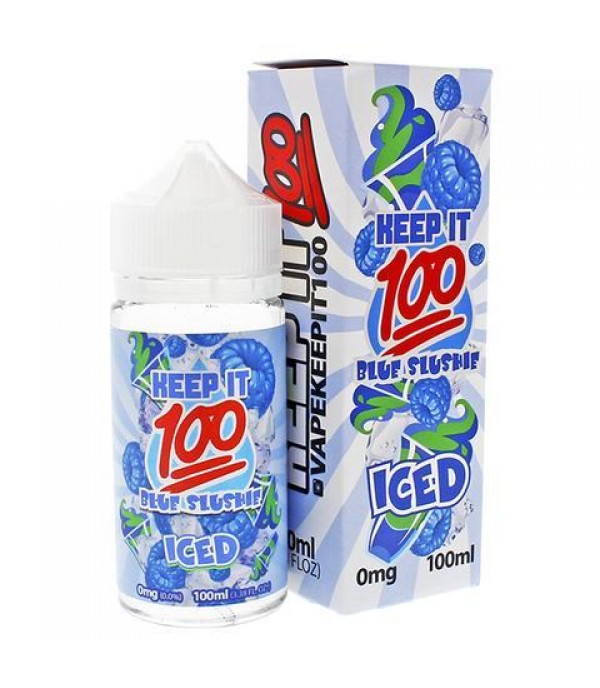 KEEP IT 100 Vape Juice - Blue Slushie ICE (100mL)