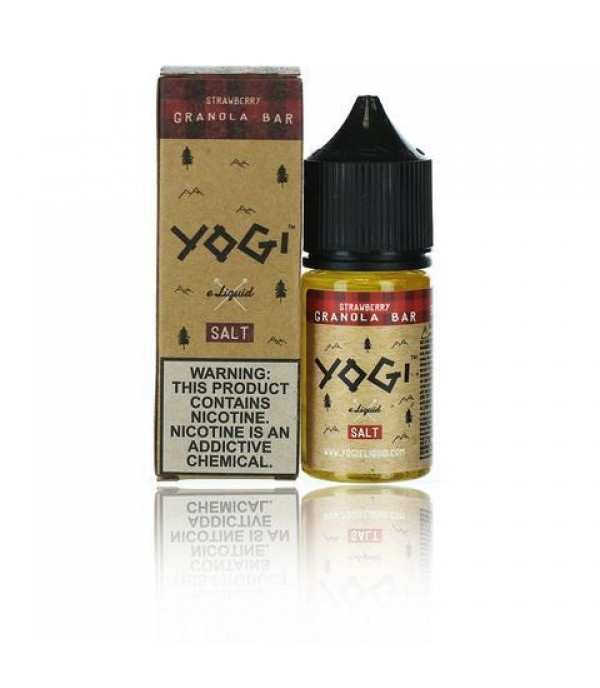 Yogi Salts Strawberry Granola Bar 30ml Vape Juice