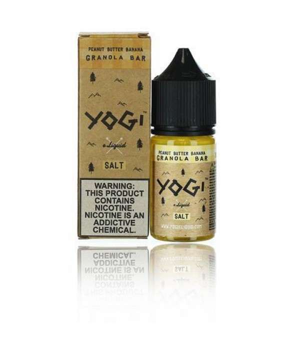 Yogi Salts Peanut Butter Banana Granola Bar 30ml Vape Juice