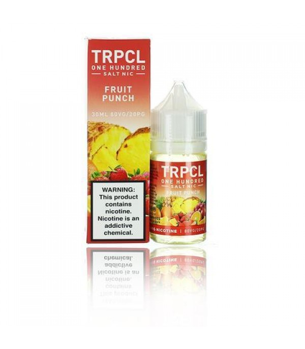 TRPCL ONE HUNDRED Salts Fruit Punch 30ml Vape Juice