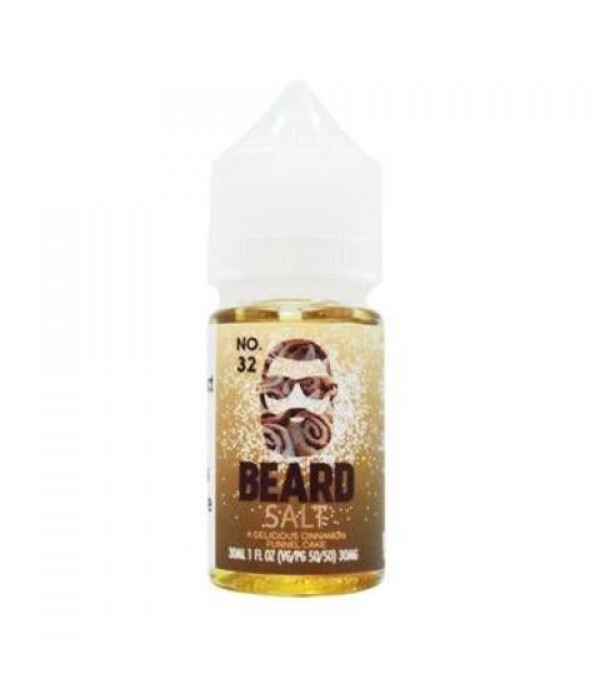 Beard Vape Co Salts No. 32 Cinnamon Funnel Cake 30ml Nic Salt Vape Juice