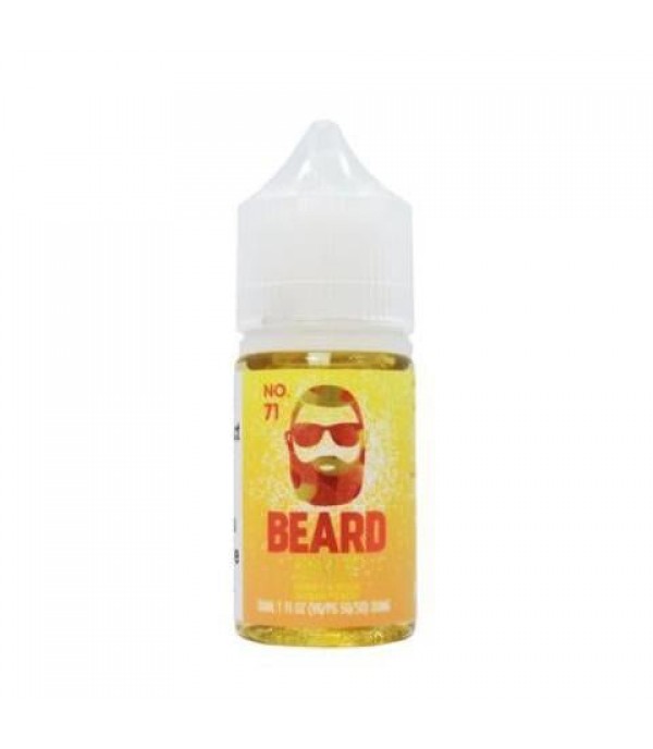 Beard Vape Co Salts No. 71 Sweet & Sour Sugar Peach 30ml Nic Salt Vape Juice