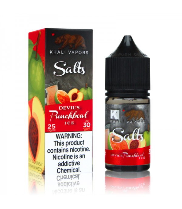 Khali Vapors Salts Devils Punchbowl ICE 30ml Nic Salt Vape Juice