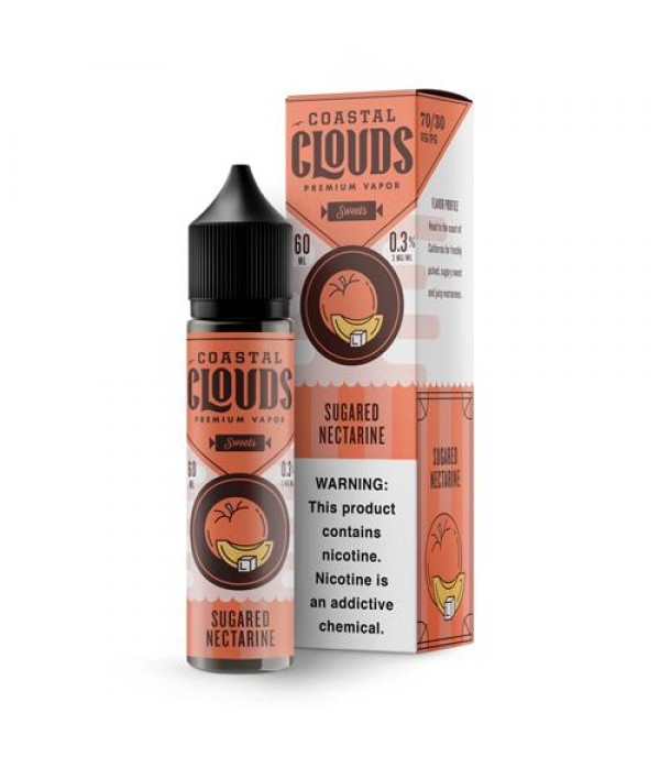 Coastal Clouds Sweets Sugared Nectarine 60ml Vape Juice