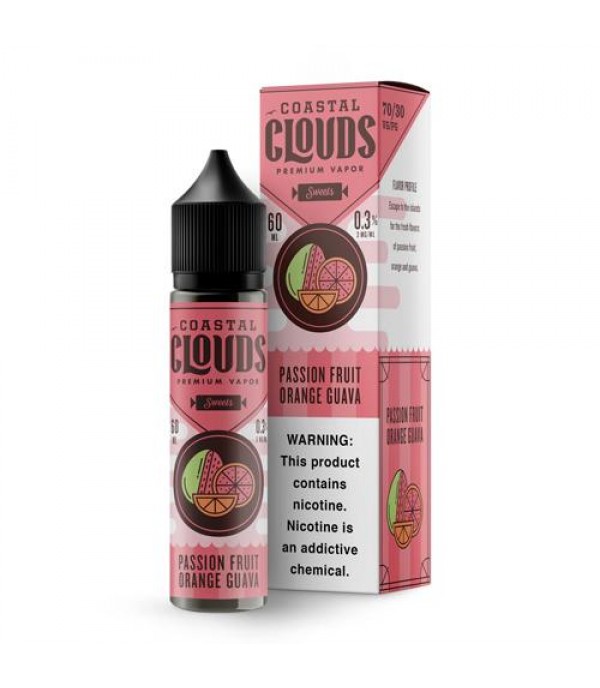 Coastal Clouds Sweets Passion Fruit Orange Guava 60ml Vape Juice