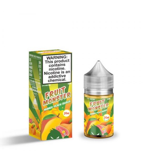 Fruit Monster Salts Mango Peach Guava 30ml Nic Salt Vape Juice