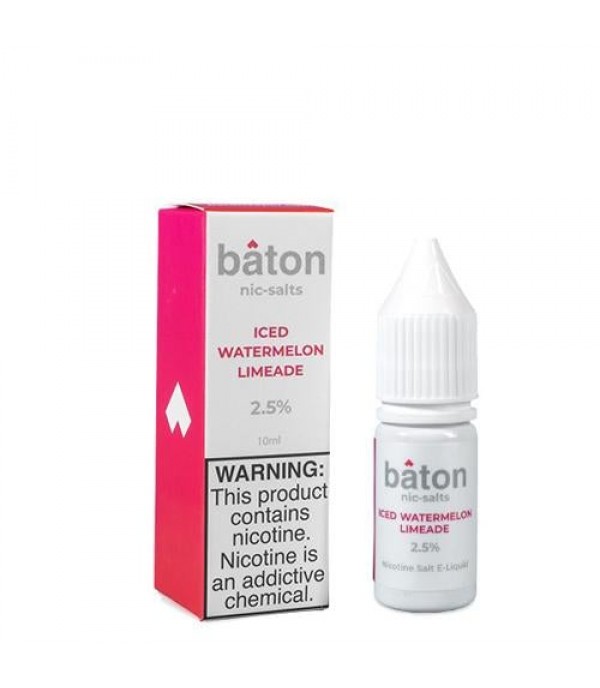 Baton Iced Watermelon Limeade 10ml Nic Salt Vape Juice