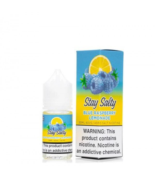 Stay Salty Salts Blue Raspberry Lemonade 30ml Nic Salt Vape Juice