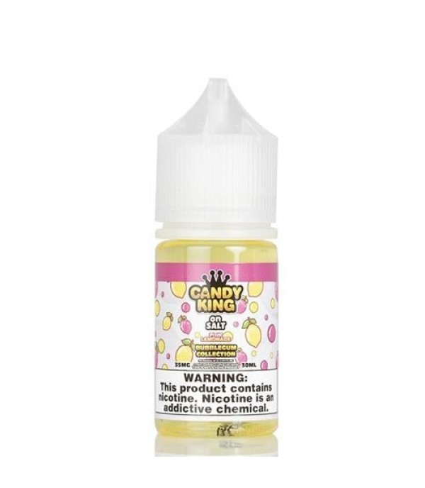 Candy King Bubblegum Salt Pink Lemonade 30ml Nic Salt Vape Juice