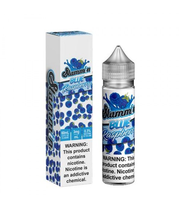 Slammin Blue Raspberry 60ml Vape Juice