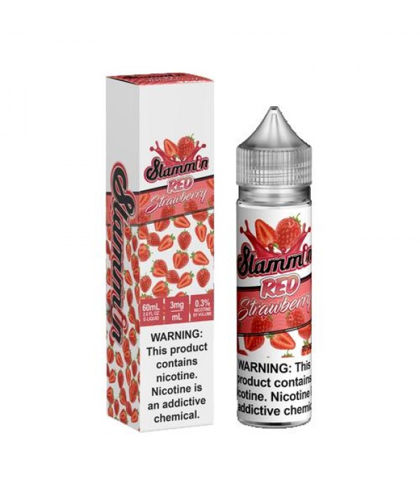 Slammin Red Strawberry 60ml Vape Juice