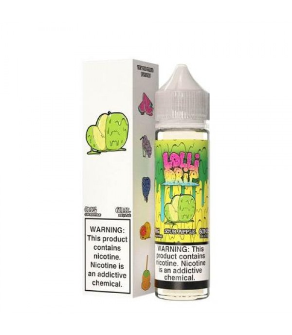 Lollidrip Sour Apple 60ml Vape Juice