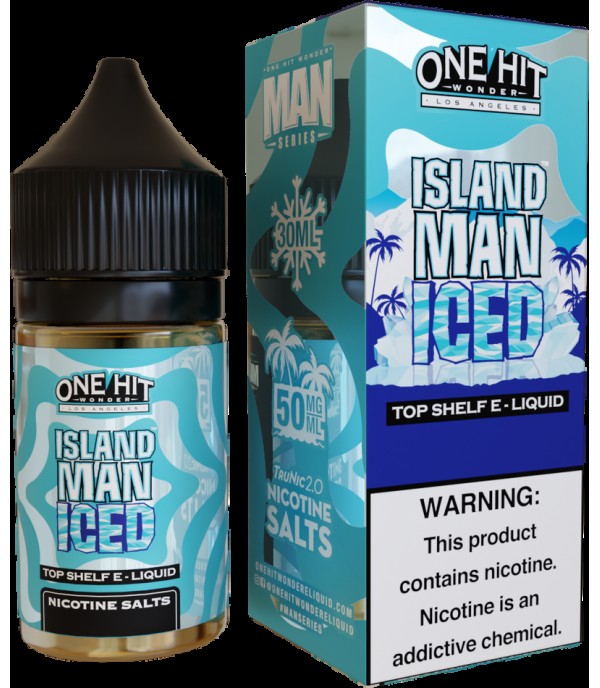 One Hit Wonder Island Man Iced 30ml Nic Salt Vape Juice