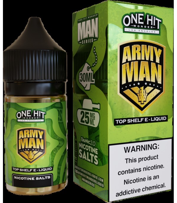 One Hit Wonder Army Man 30ml Nic Salt Vape Juice