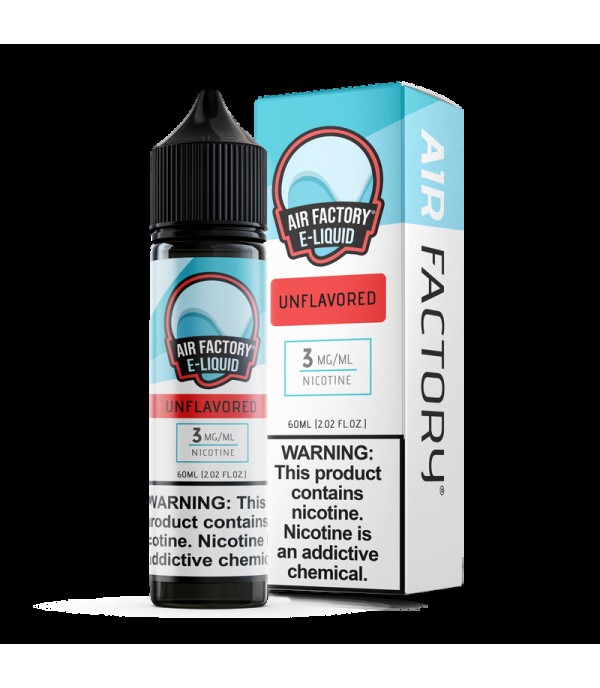 Air Factory Unflavored 60ml Vape Juice