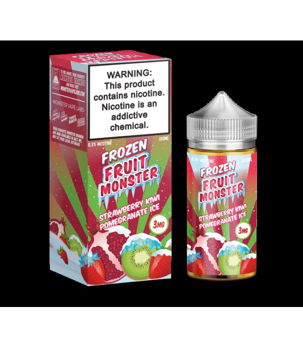 Frozen Fruit Monster Strawberry Kiwi Pomegranate Ice 60ml Vape Juice
