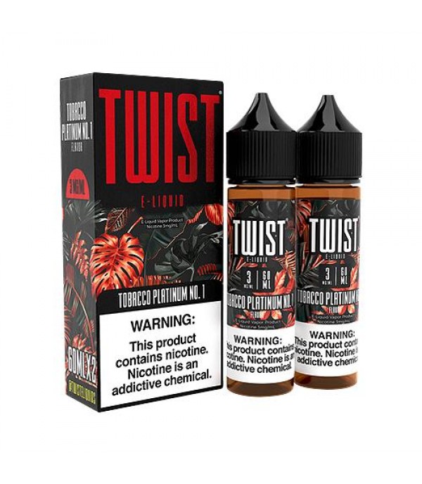 Tobacco Platinum No. 1 2x60ml Vape Juice - TWIST