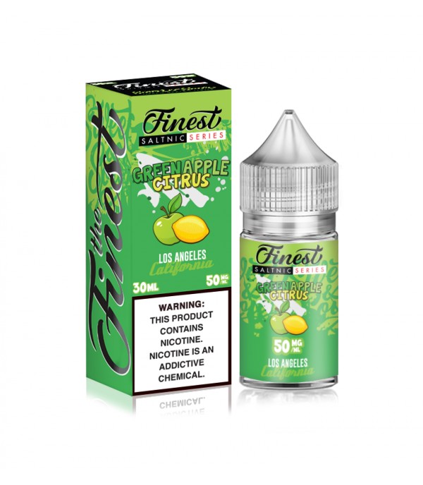 The Finest Green Apple Citrus 30ml Nic Salt Vape Juice