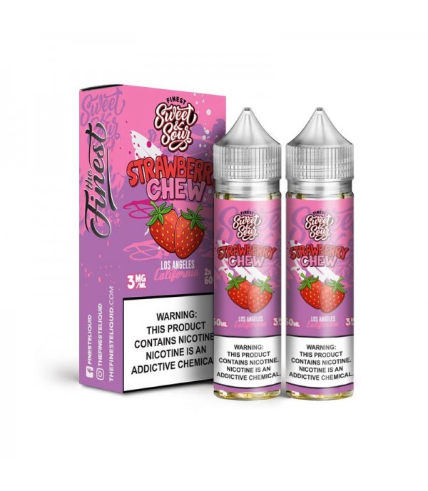 The Finest Strawberry Chew 2x 60ml Vape Juice
