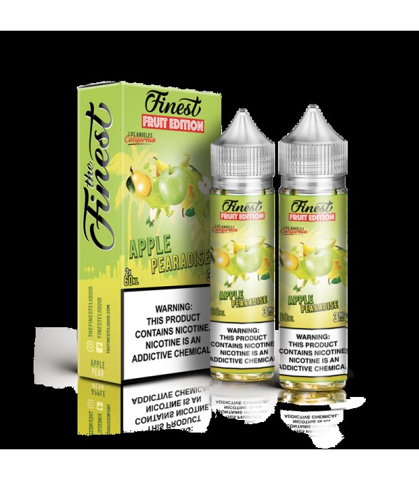 The Finest Apple Pearadise 2x 60ml Vape Juice