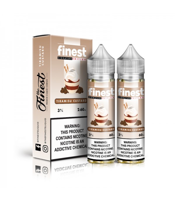 The Finest Tiramisu Custard 2x 60ml Vape Juice