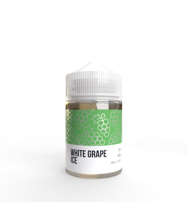 Ice Series White Grape 60ml Vape Juice - Saucy