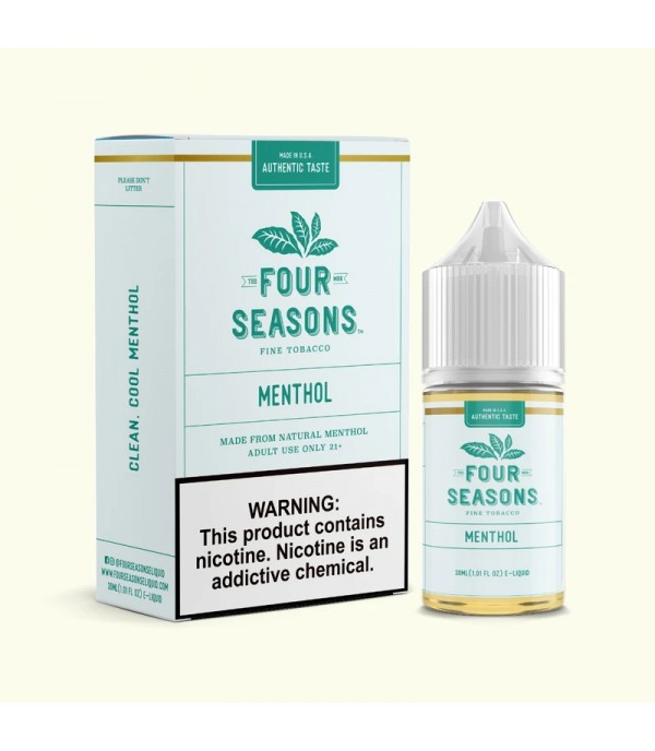 Four Seasons E-Liquids Menthol 30ml Vape Juice