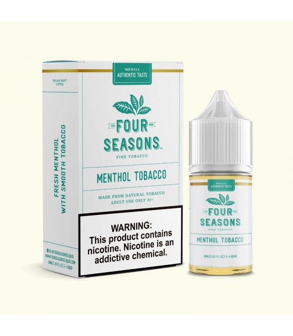 Four Seasons E-Liquids Menthol Tobacco 30ml Vape Juice