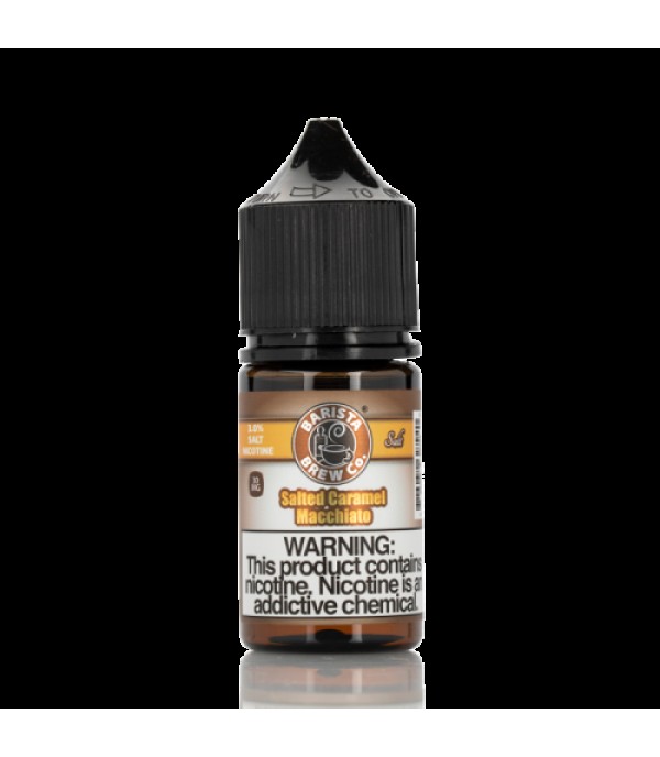 Barista Brew Co. Salted Caramel Macchiato 30ml Nic Salt Vape Juice