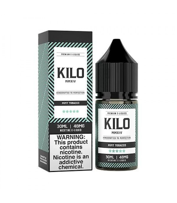 Kilo Salts Mint Tobacco 30ml Nic Salt Vape Juice