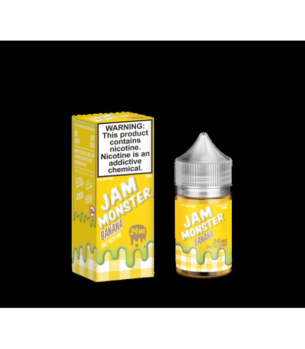 Jam Monster Salts Banana 30ml Nic Salt Vape Juice