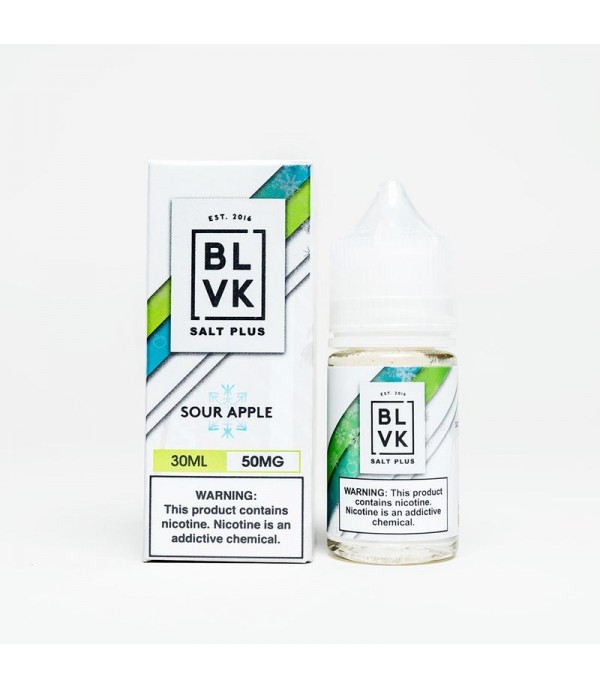 BLVK Salt Plus Sour Apple Ice 30ml Nic Salt Vape Juice