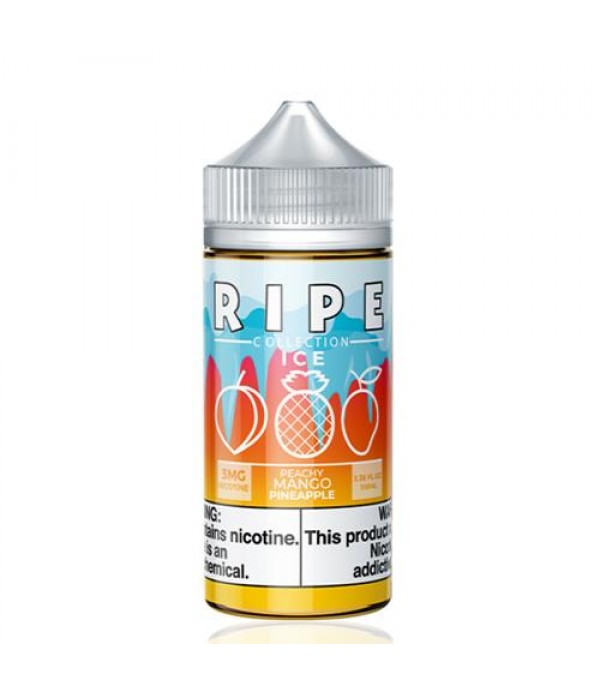 Ripe Collection Peachy Mango Pineapple ICE 100ml Vape Juice