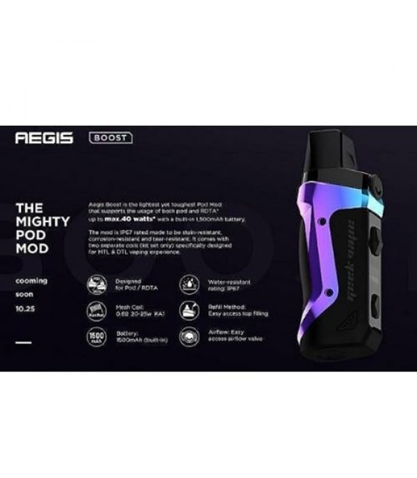 Aegis Boost 40W Pod Device - Geekvape