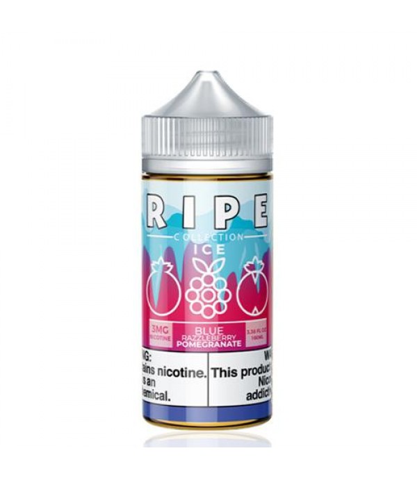 Ripe Collection Blue Razzleberry Pomegranate ICE 100ml Vape Juice