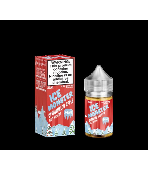 ICE Monster Salts Strawmelon Apple 30ml Nic Salt Vape Juice